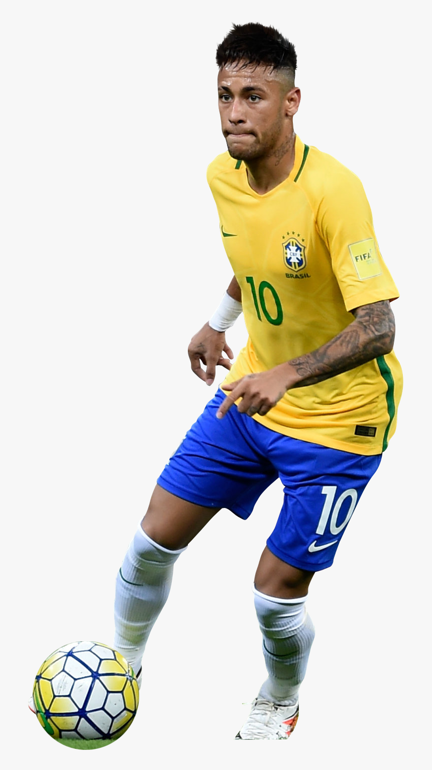 Brazil Picture Neymar Paris National Football F - Neymar Png, Transparent Png