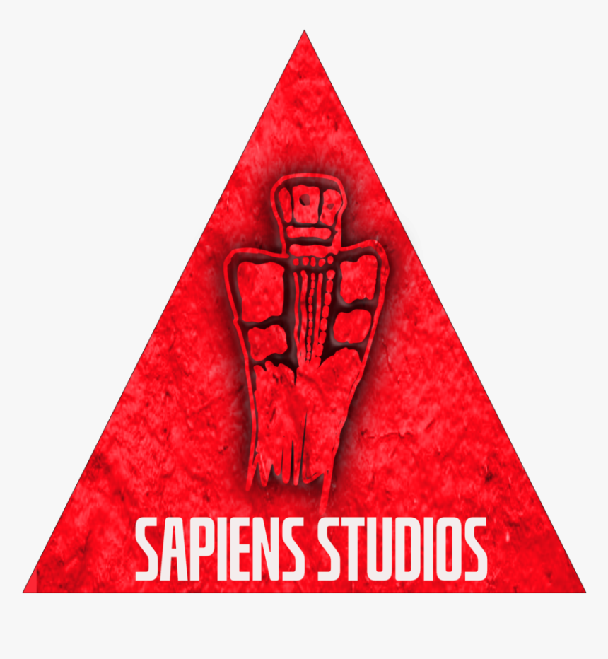 Sapiens Studios Second Red Triangulo White - Poster, HD Png Download