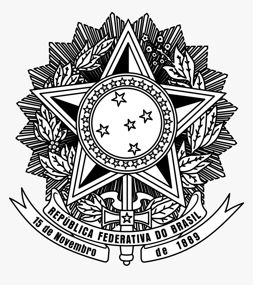 Logo Republica Federativa Do Brasil, HD Png Download