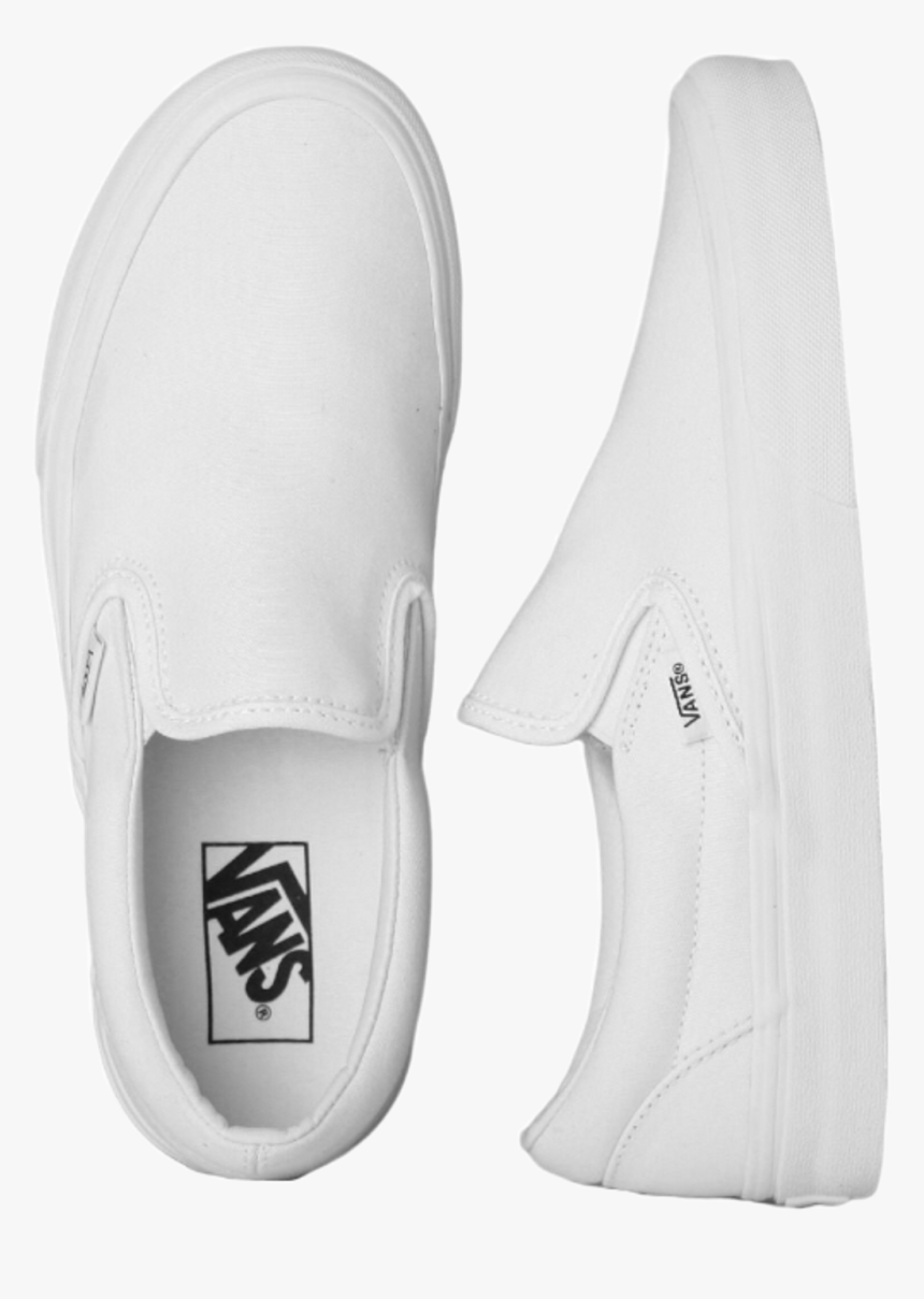 Aesthetic Vans Sliponshoes Shoes Trendy Retro Whitevans - Vans, HD Png Download