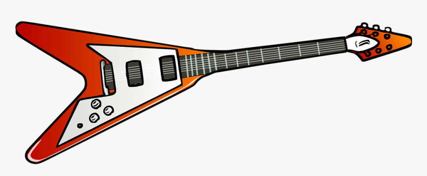 Rock Guitar Clipart, HD Png Download