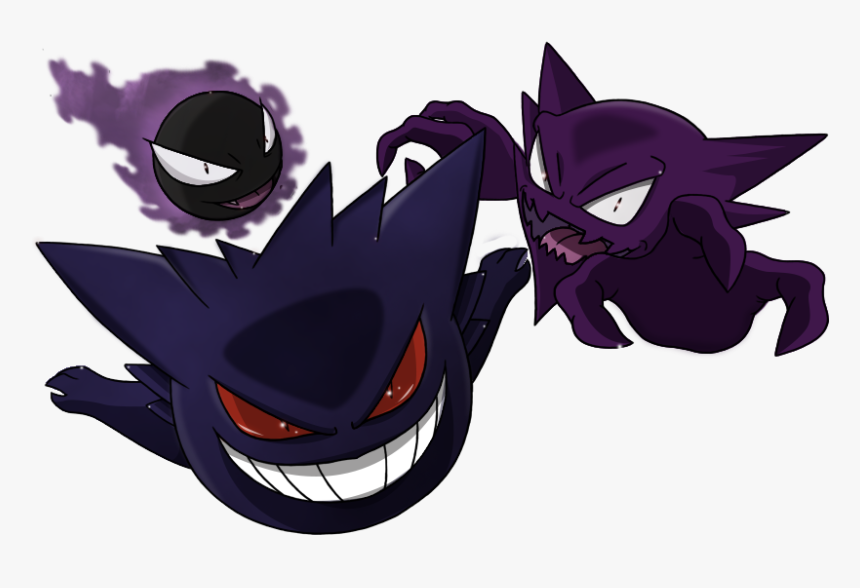Gengar Gastly Haunter Png, Transparent Png