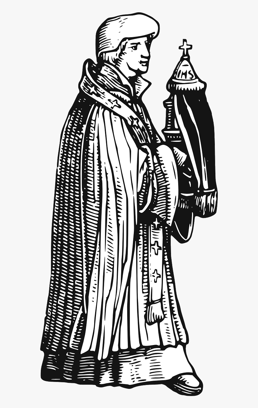 Medieval Priest Png, Transparent Png