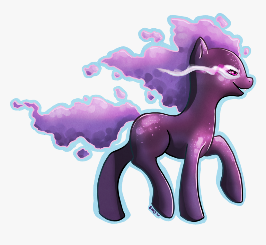 Bean-sprouts, Crossover, Gastly, Pokémon, Ponified, - Cartoon, HD Png Download
