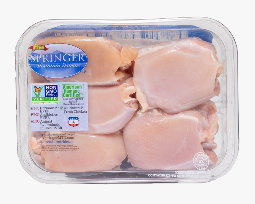 Chicken Drumstick Png - Springer Mountain Boneless Thighs, Transparent Png