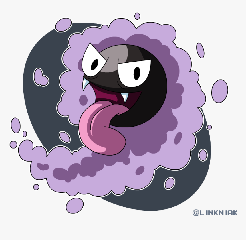 Gastly - Illustration, HD Png Download