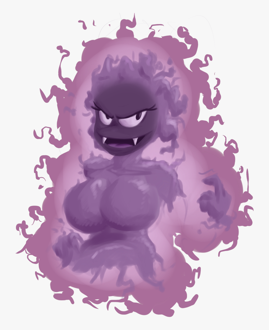 Gastly - Illustration, HD Png Download
