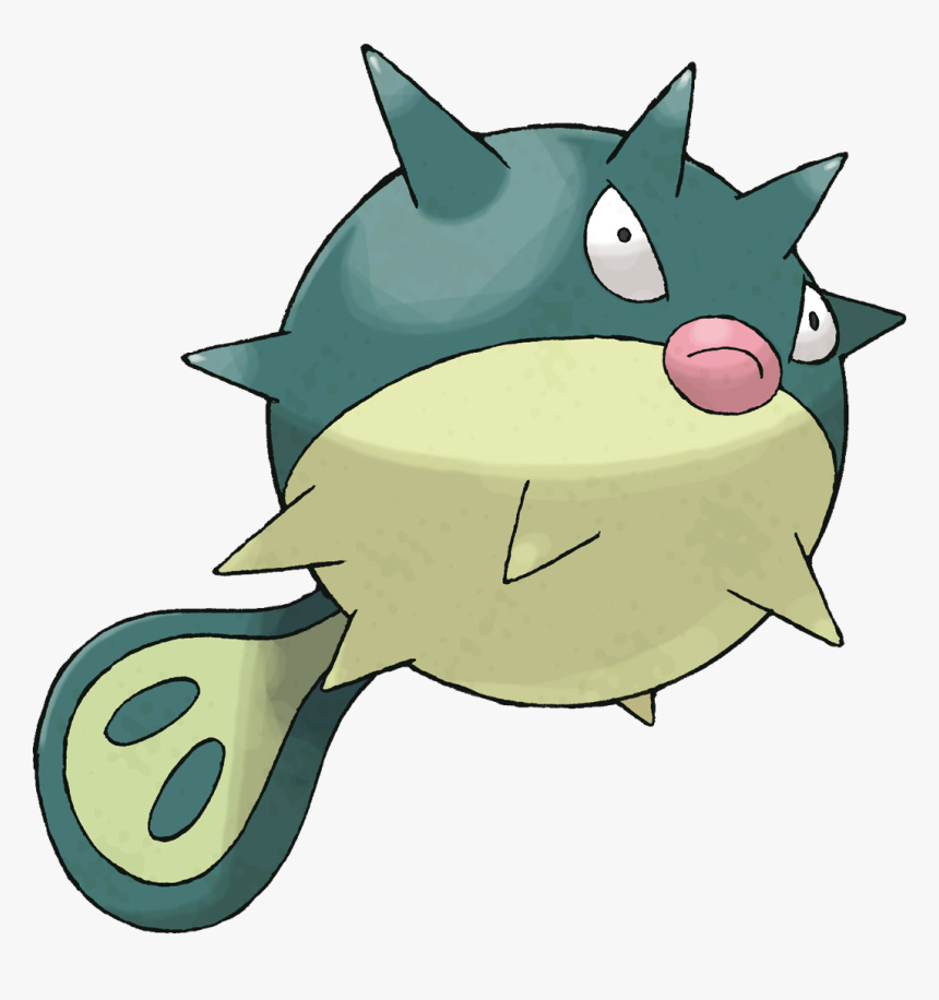 Pokemon Qwilfish, HD Png Download