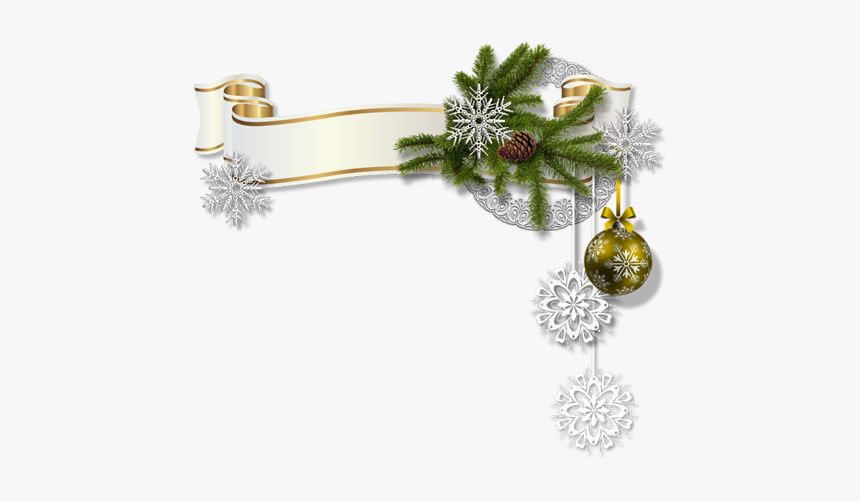 #christmas #banner #ornaments #freetoedit - Christmas Ornament, HD Png Download
