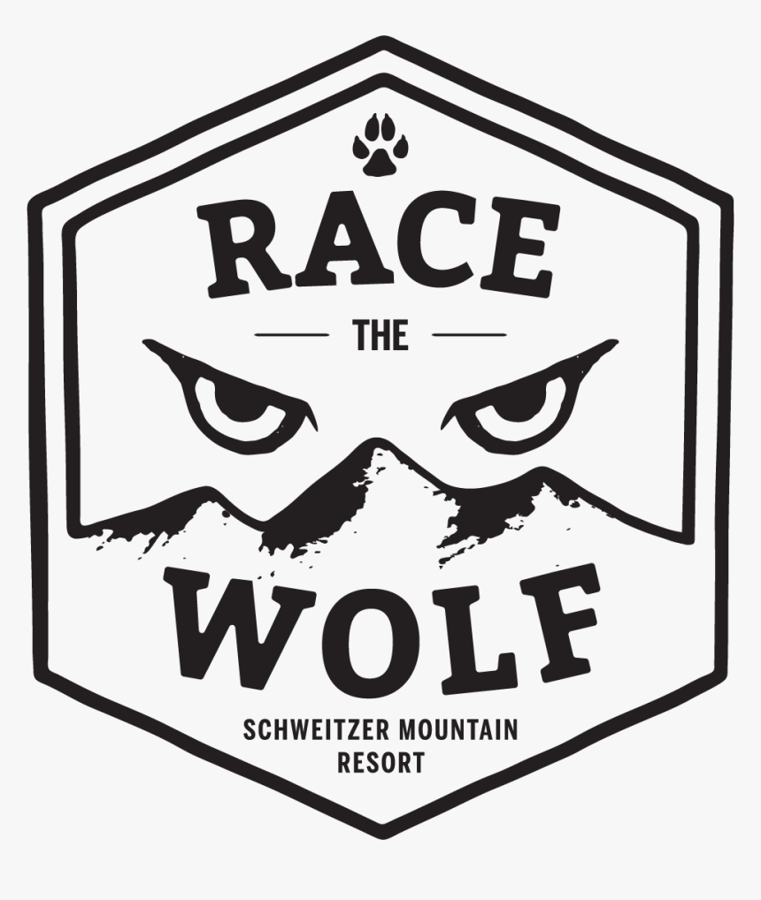 Racethewolf Rgb Black - Sign, HD Png Download