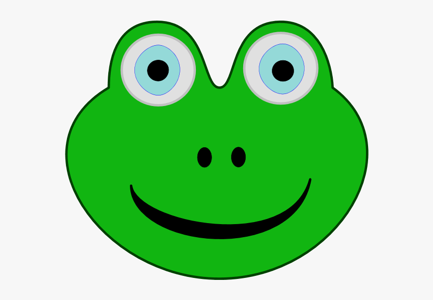 Clip Art Panda Free - Frog Head Clipart, HD Png Download
