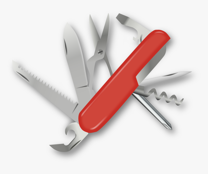 Swiss Army Knife, Pocket Knife, Blade, Stainless, Swiss - Swiss Army Knife Clipart, HD Png Download