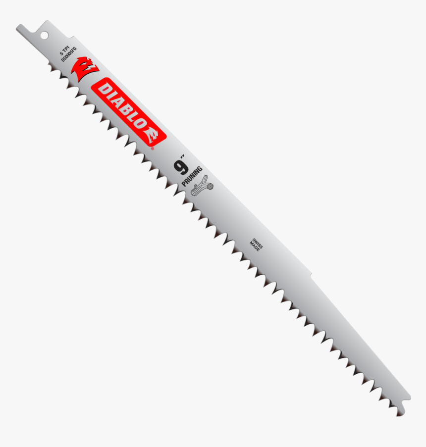 Diablo Wood Pruning Saw Blade - Reciprocating Saw Pruning Blades, HD Png Download