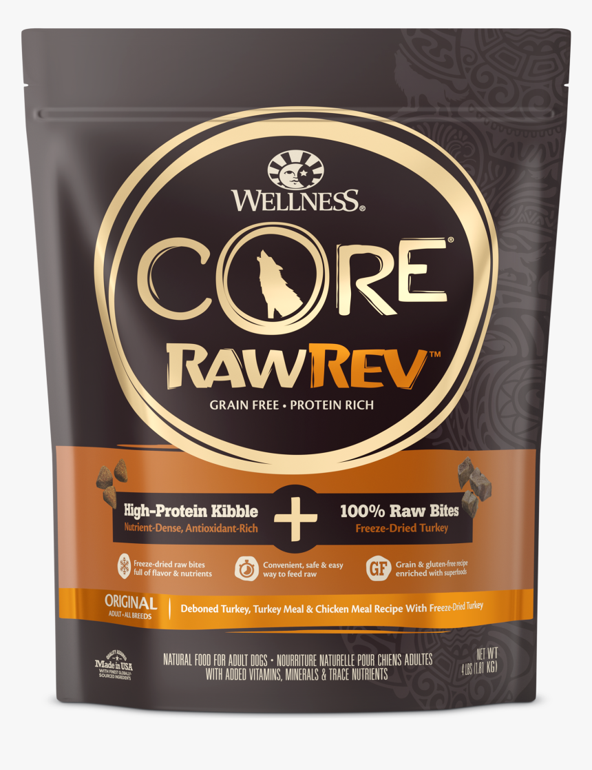 Wellness Core Rawrev Natural Grain Free Original Turkey, HD Png Download