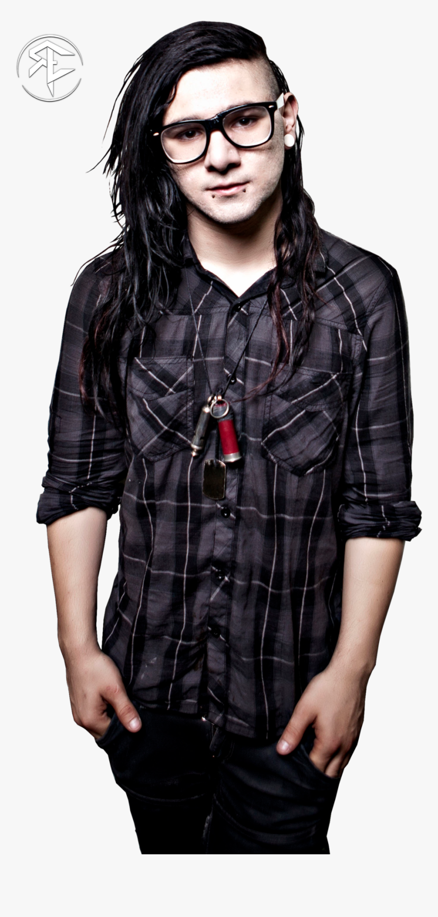 Skrillex Png Picture - Skrillex And Travis Scott, Transparent Png