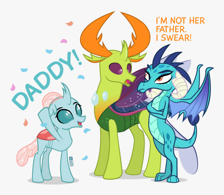 Awesome Pony Pics For Old Time S Sake - Mlp Thorax And Ember, HD Png Download