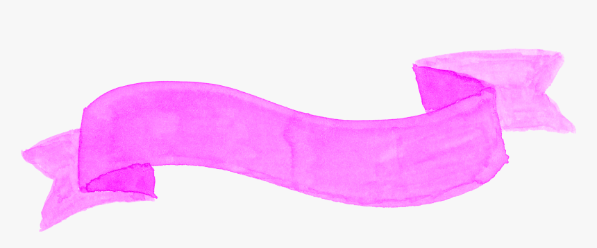 Purple Ribbon Banner Png, Transparent Png