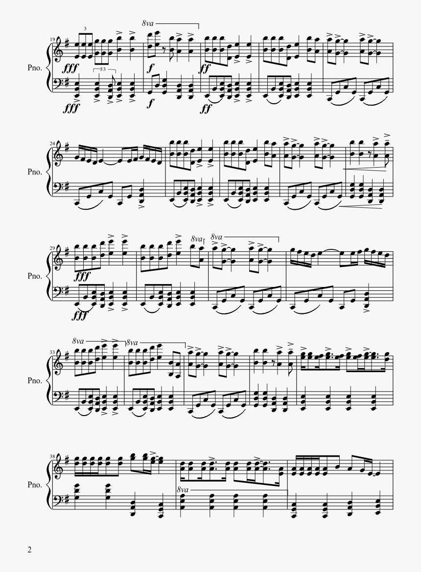Rock N Roll Sheet Music Composed By Skrillex 2 Of - Love On The Brain Notes, HD Png Download