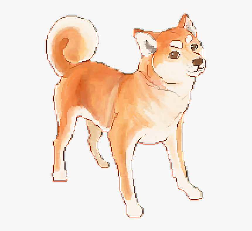 #doggo #dog #shiba #pixelart - Shiba Inu Pixel Art, HD Png Download