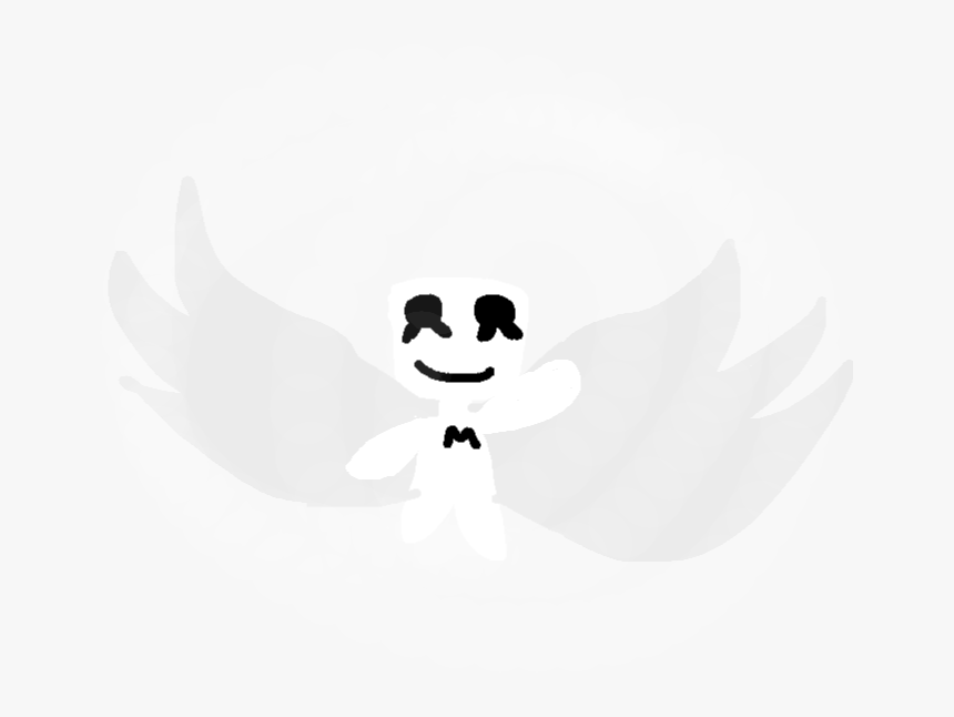 Drawing - Wave Marshmello - Illustration - Marshmello Drawing Dress, HD Png Download