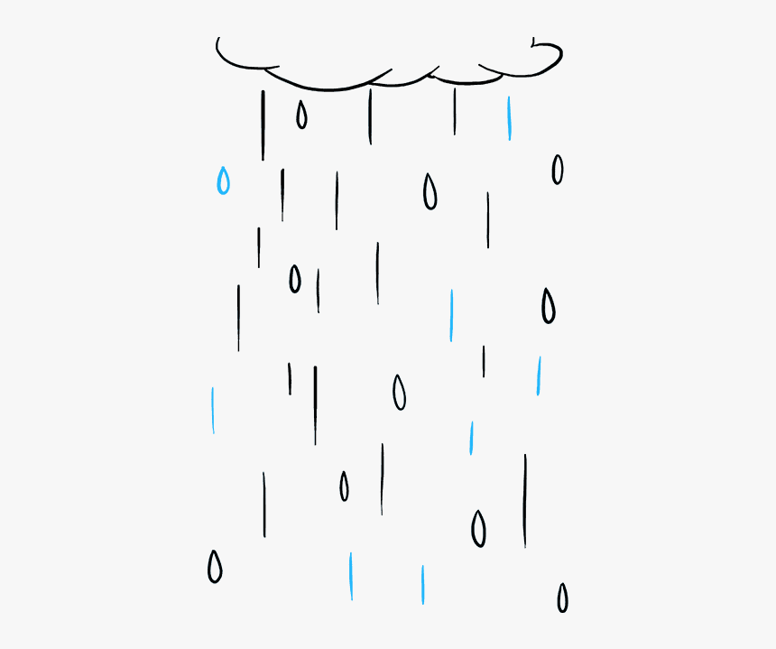 How To Draw Rain - Musical Composition, HD Png Download