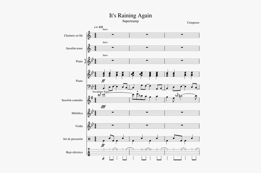 It's Raining Again Sheets, HD Png Download