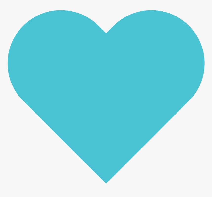 Blue Heart Png, Transparent Png