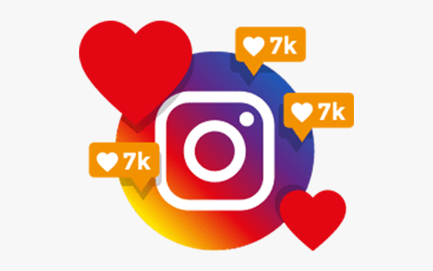 Instant Instagram Likes - Transparent Instagram Likes Png, Png Download