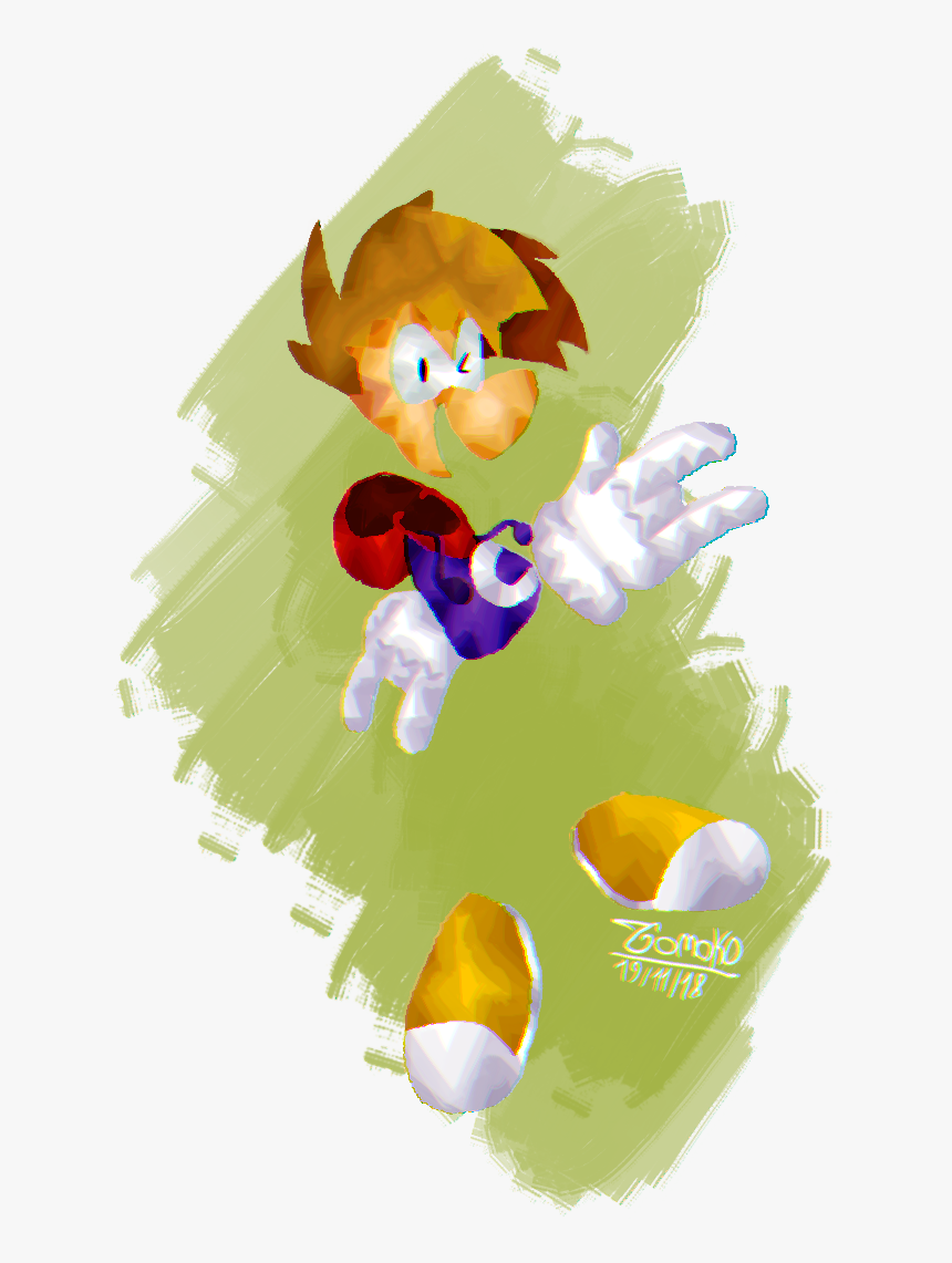 [rayman Fanart] Rayman - Cartoon, HD Png Download