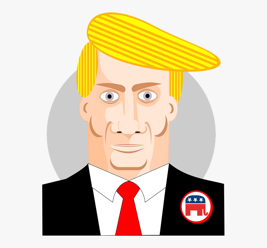 Donald Trump, Caricature, President, Usa, Republican - Republican Party, HD Png Download