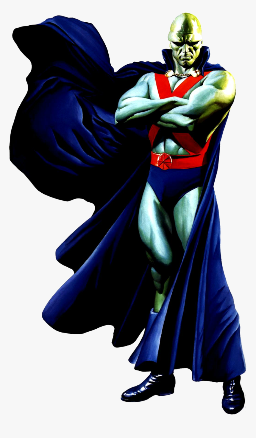 Martian Manhunter Post-crisis Dc Comics - Martian Manhunter Rei Hino, HD Png Download