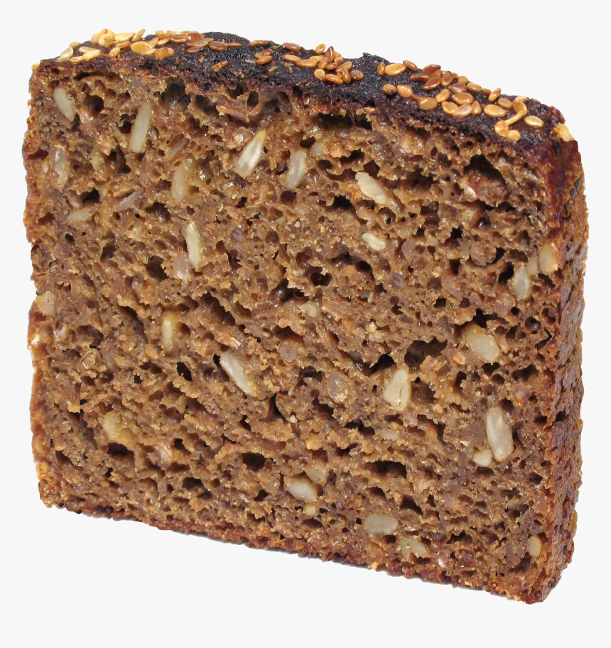 Dark Bread Slice - Banana Bread Transparent Background, HD Png Download