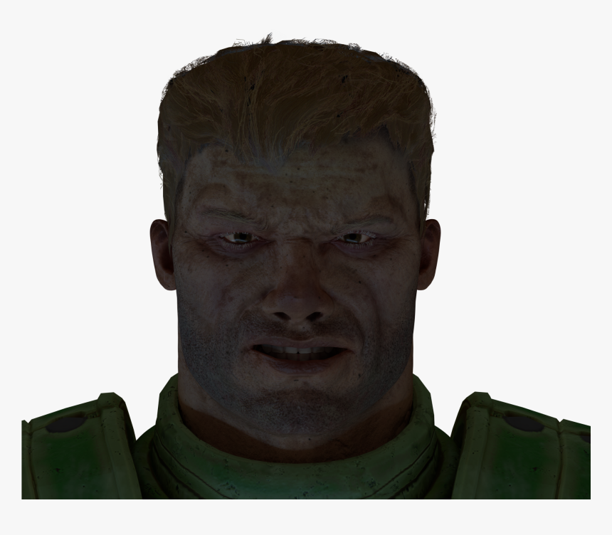 Doom Guy Can Not Smile - Doom Guy Quake Champions Png, Transparent Png