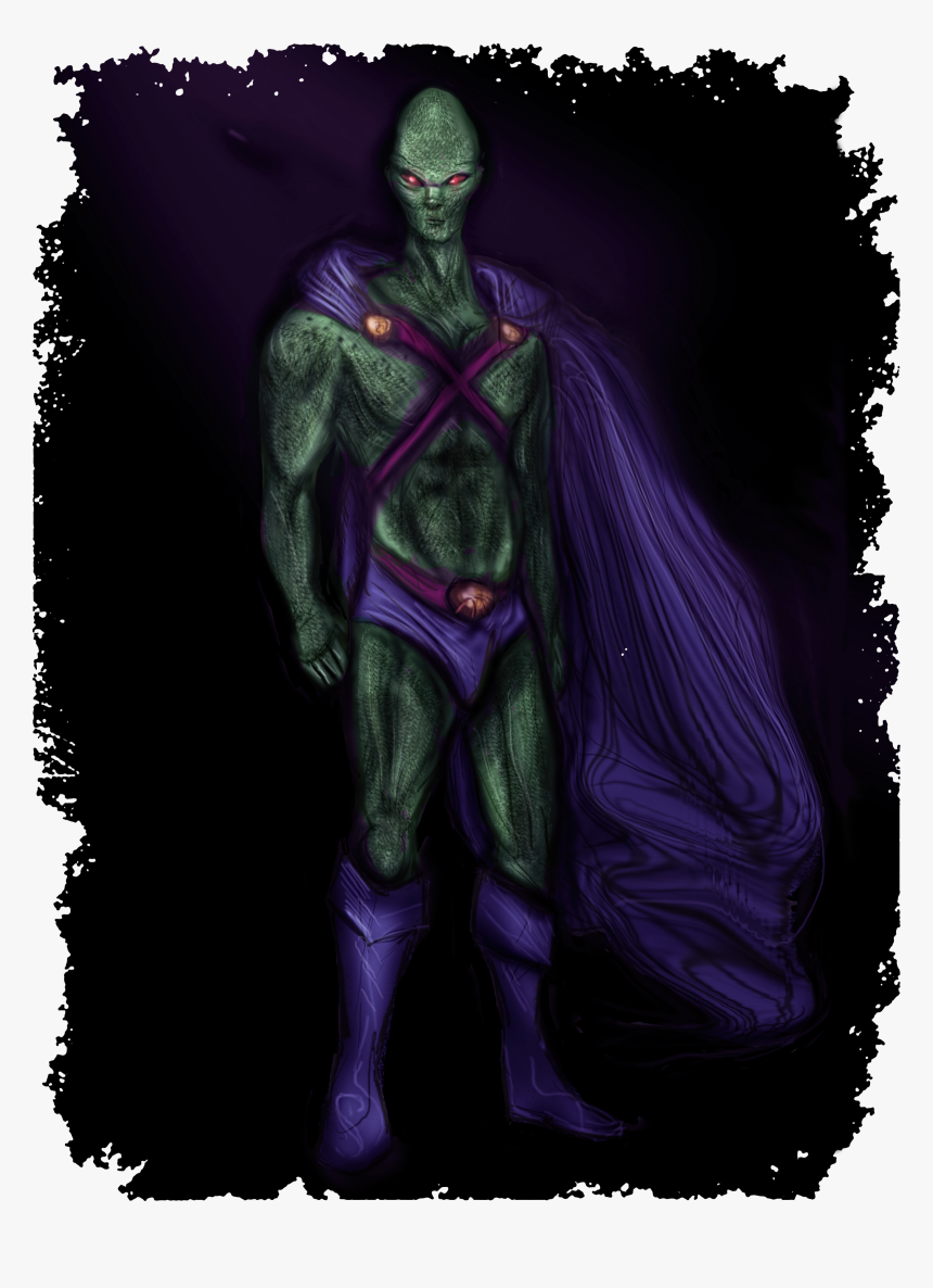 Transparent Martian Manhunter Png - Illustration, Png Download