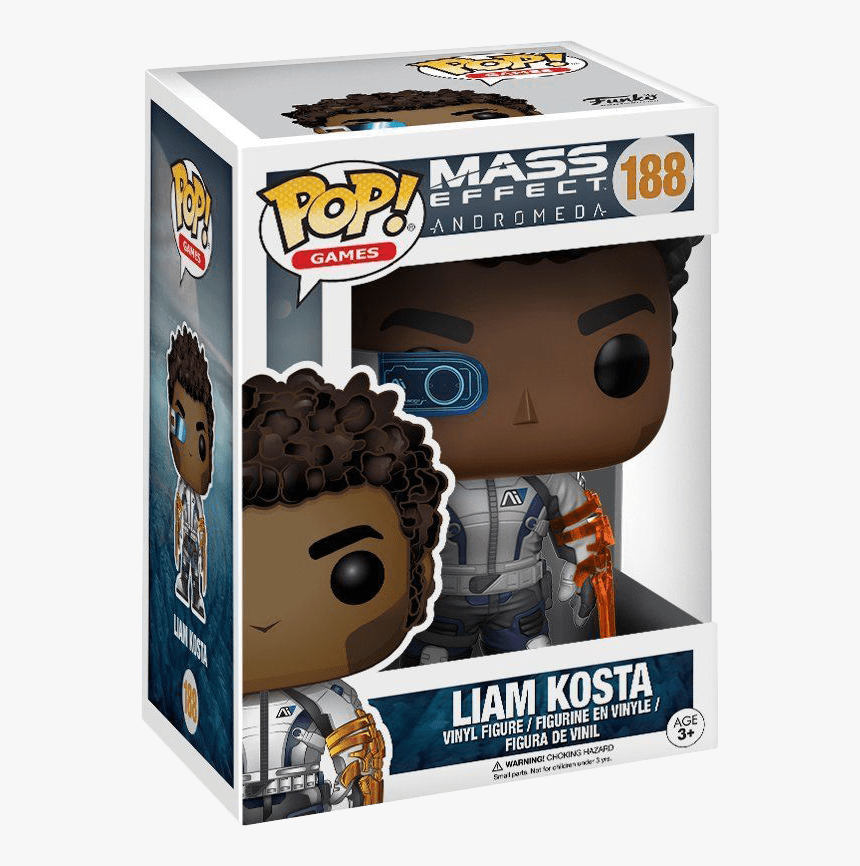 Funko Pop Games Mass Effect Andromeda Liam Kosta - Liam Kosta Funko Pop, HD Png Download