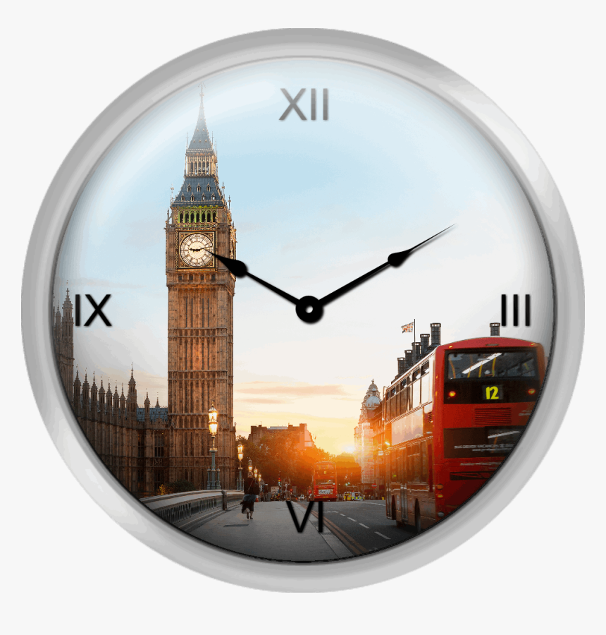 London Big Ben And Traffic On Westminster Bridge - Lugares Cerca Del Hotel Hyatt Place London Heathrow, HD Png Download