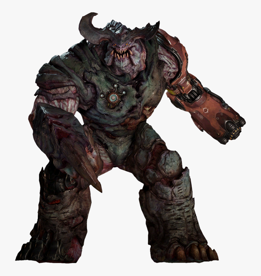 Resurrection Of Evil Cyberdemon Boss - Doom 2016 Cyberdemon, HD Png Download
