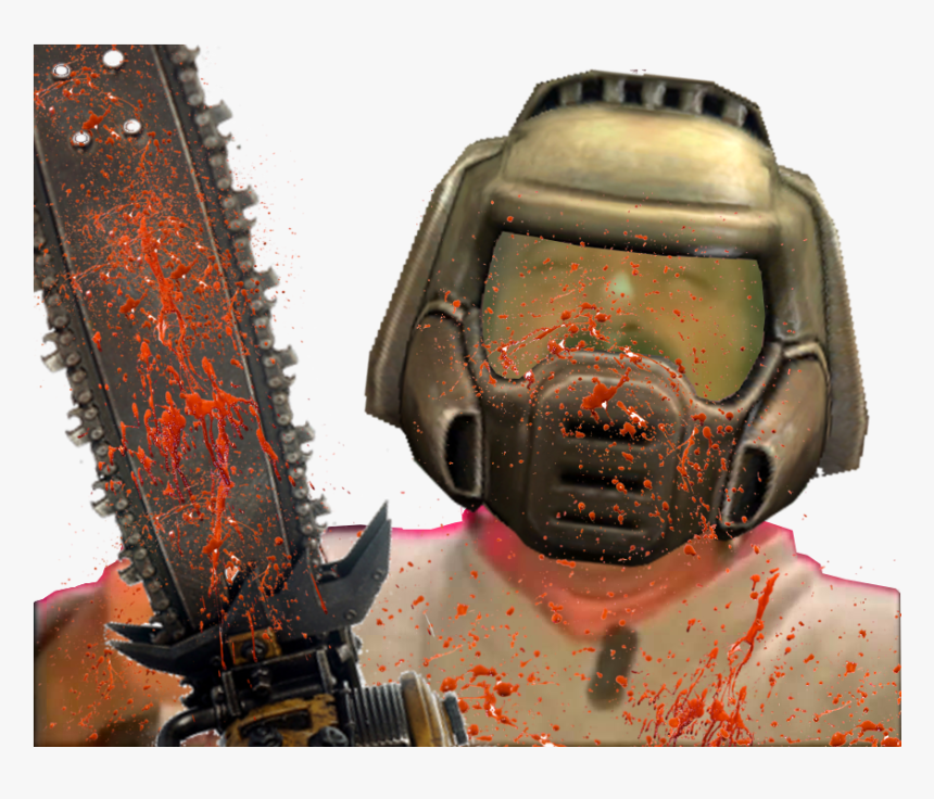 Lien Direct, 2017/34/3/1503519401 Risitas Doomguy Tronconneuse - Tronconneuse Gore, HD Png Download
