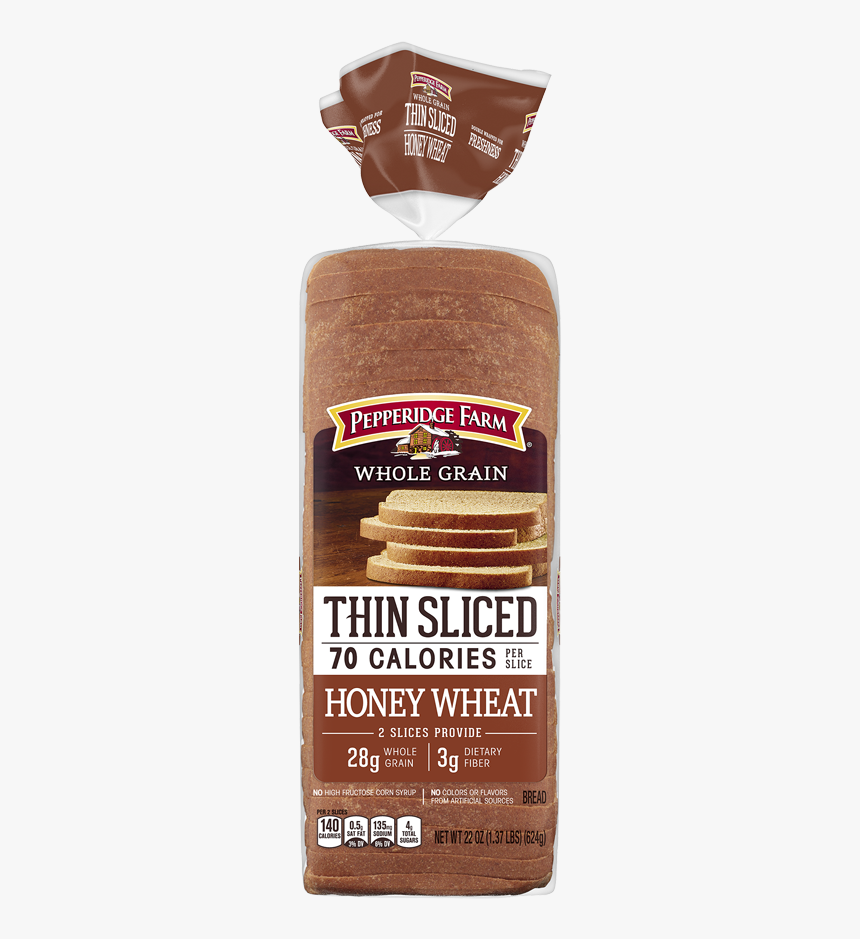Pepperidge Farm Thin Bread Nutrition, HD Png Download