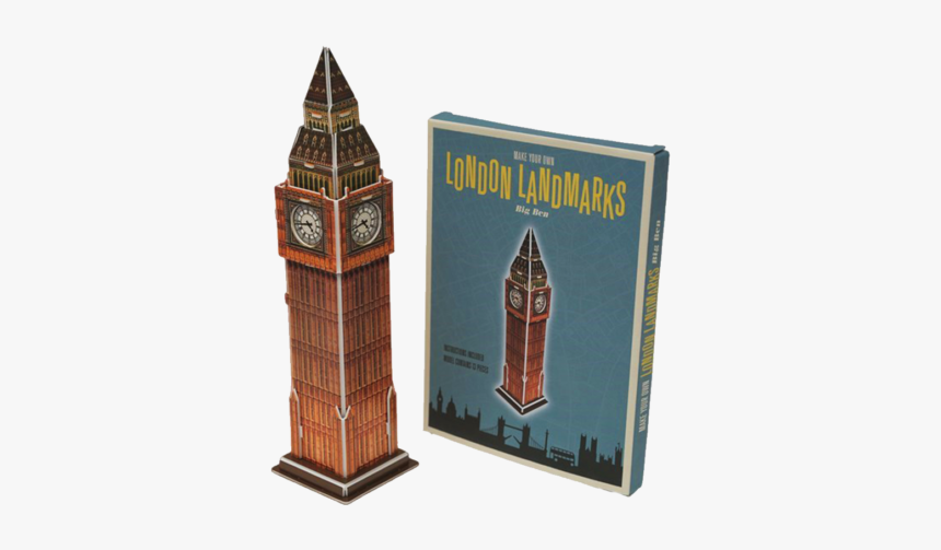 Big Ben Cardboard Model, HD Png Download