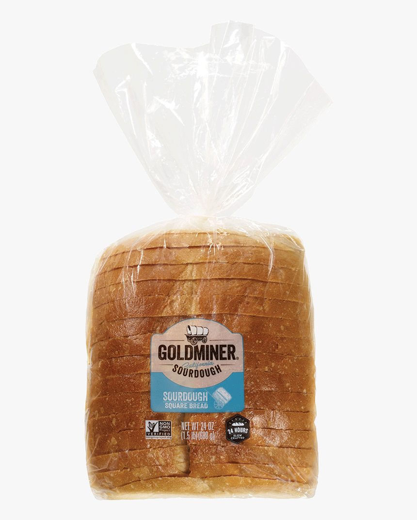 California Goldminer Sourdough Square Bread, HD Png Download