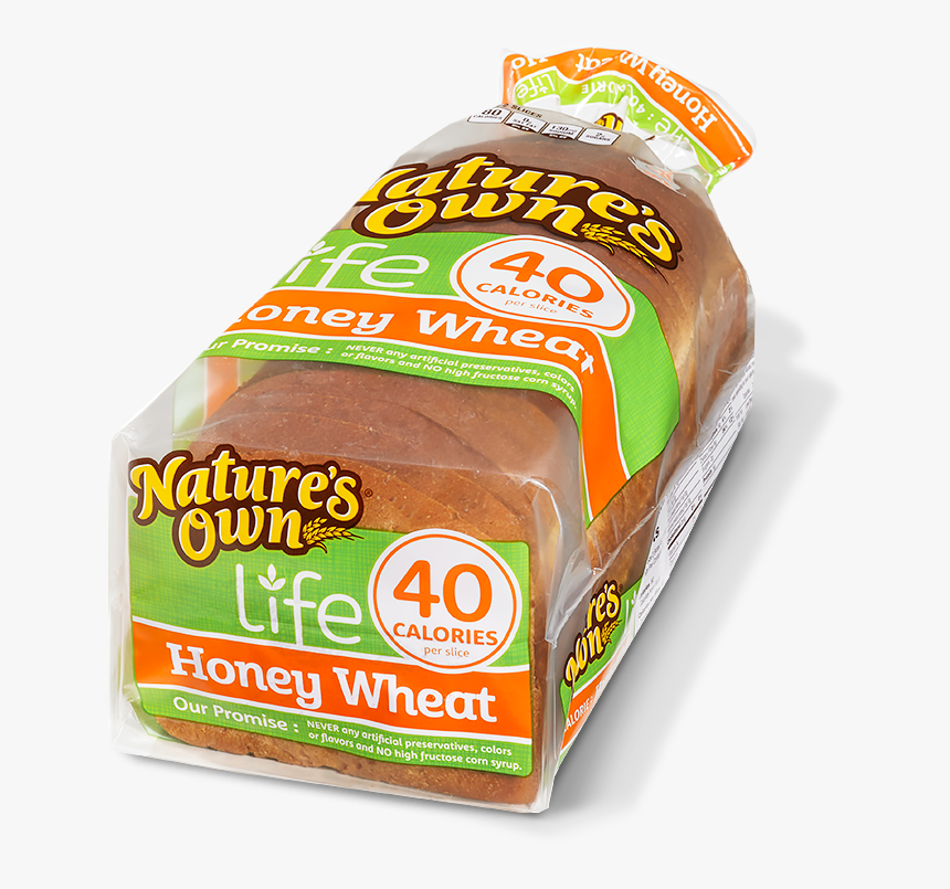 Product Life Honeywheat40cal 890x1000px - White Bread Bread Label, HD Png Download