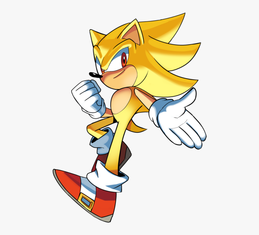 No Caption Provided - Super Sonic Sonic Archie, HD Png Download