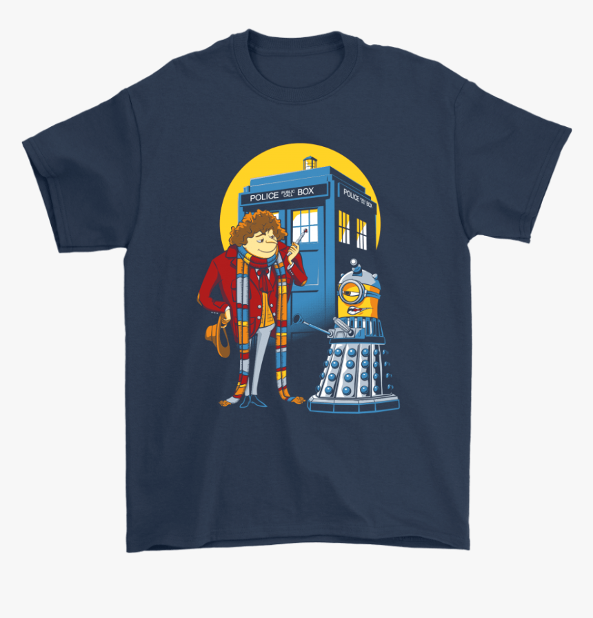 Gru Doctor Who And Minion Dalek Shirts - Rick And Morty Adidas, HD Png Download