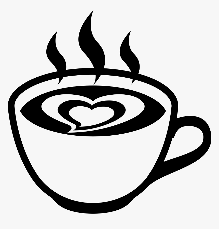 Coffee Emoji Black And White , Png Download Coffee Emoji Black And