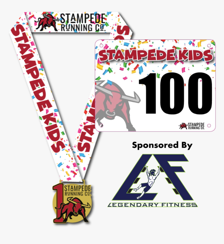 Stampede Kids Sponsored By Legendary Fitness - Graphic Design, HD Png Download