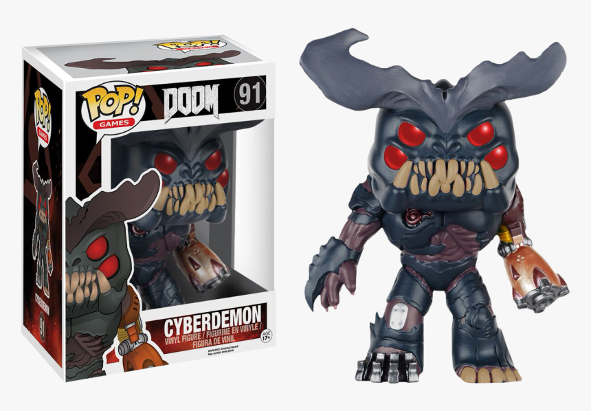 Doom Cyberdemon Funko Pop, HD Png Download