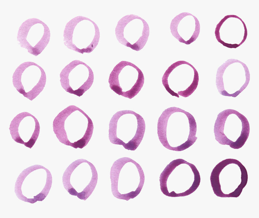 Circle Logo Purple Watercolor, HD Png Download