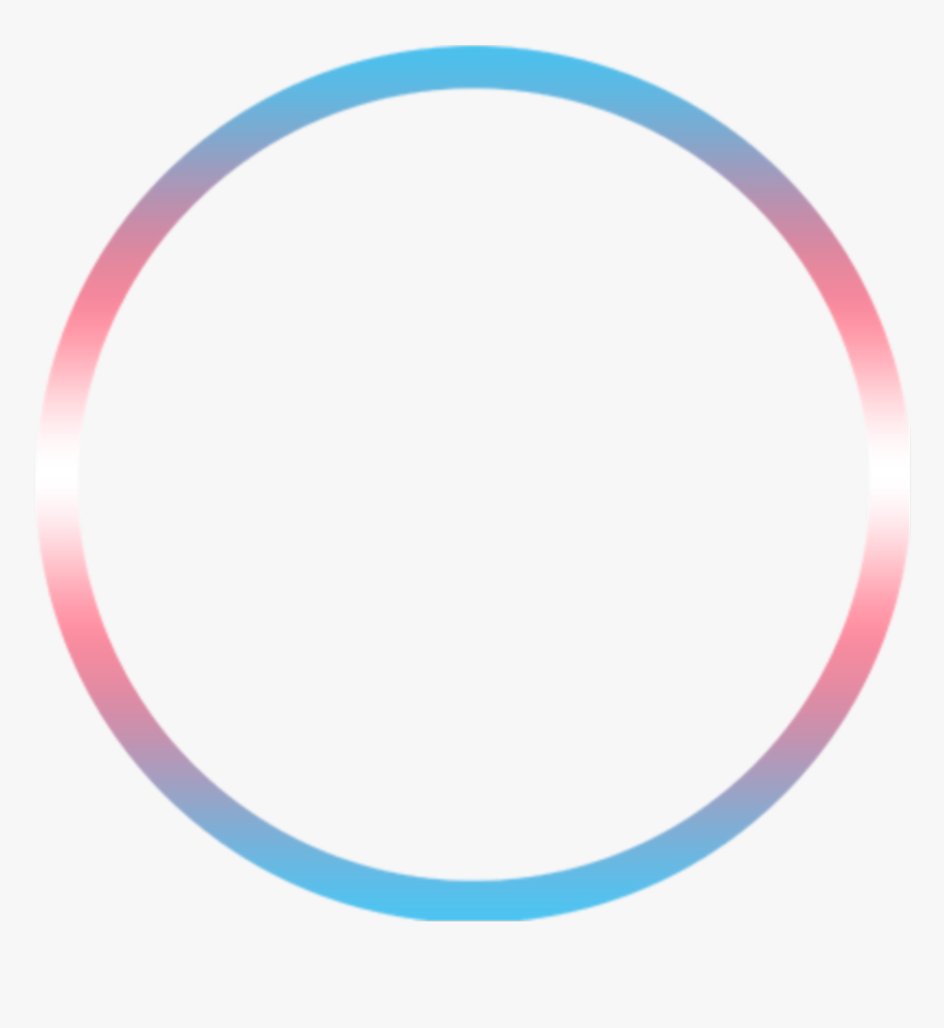 #freetoedit #pink #blue #circle #frame - Circle, HD Png Download