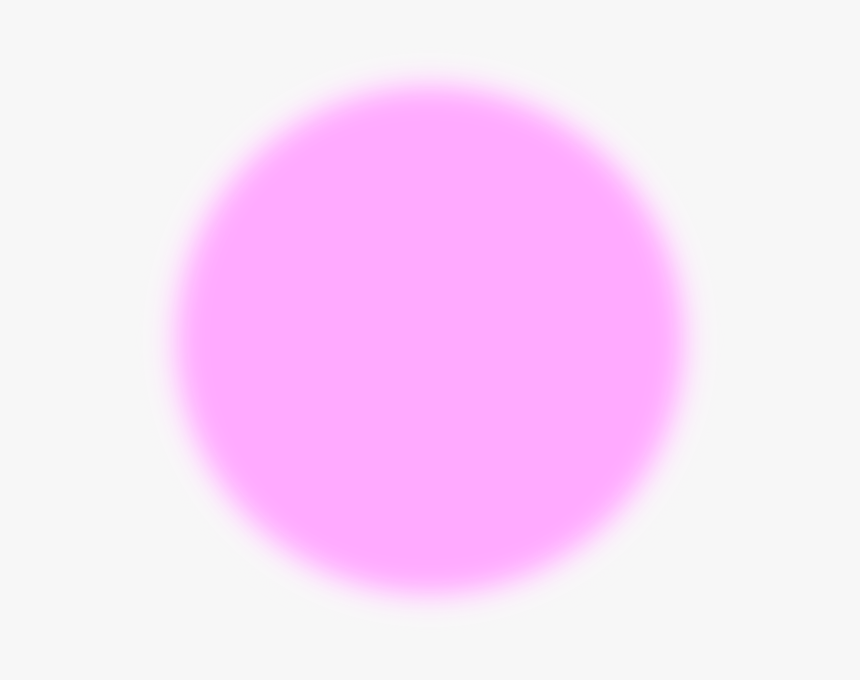 Pink Fuzzy Circle, HD Png Download